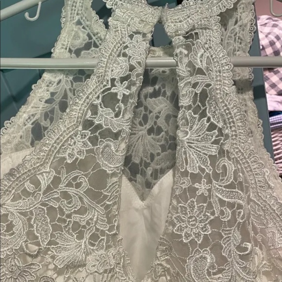 👰♀️❤️💍 A-Line Scoop Neck Floor-Length Tulle JJHouse Wedding Dress - Picture 4 of 8